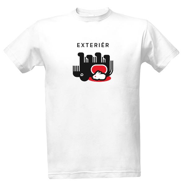 Tričko s potiskem EXTERIÉR pozitiv