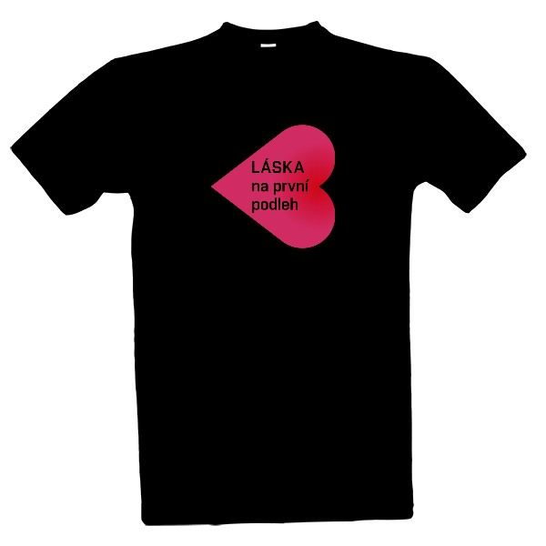 Tričko s potiskem Láska na první podleh