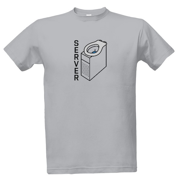 Tričko s potiskem SERVER pozitiv